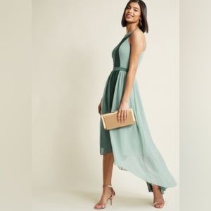 NWT ModCloth Peachy Queen Maxi Dress